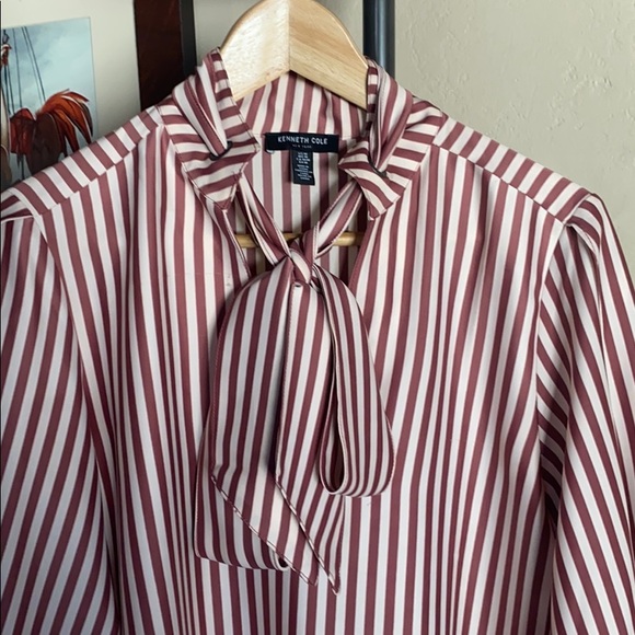 Kenneth Cole scarf striped tunic - Picture 3 of 6